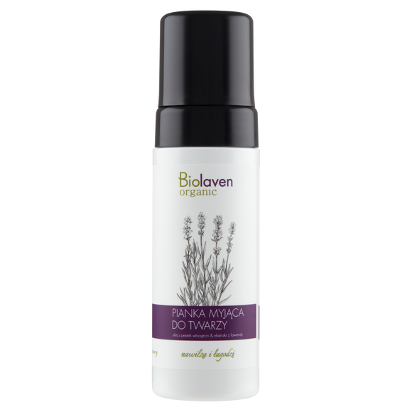 387334 Biolaven Organic Pianka myjaca do twarzy 150 ml BB 1