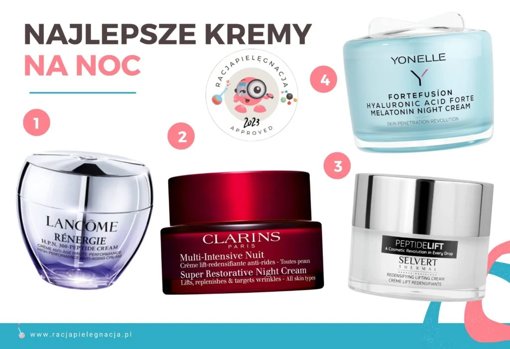 Najlepsze kremy na noc