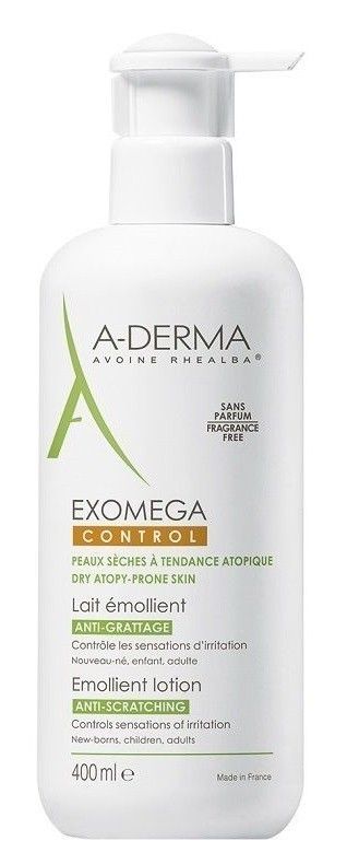 aderma exomega control mleczko emolient do twarzy i ciala