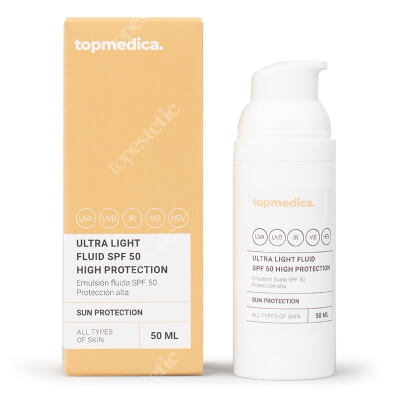 topmedica ultra light fluid spf 50 high protection ultra lekki fluid 50 ml